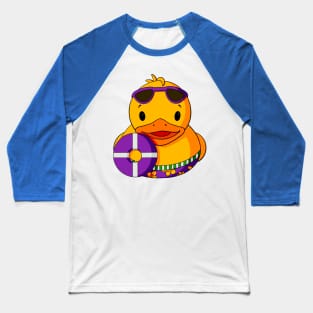 Beach Rubber Duck Baseball T-Shirt